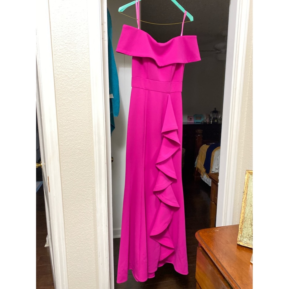 Fuchsia formal dress!